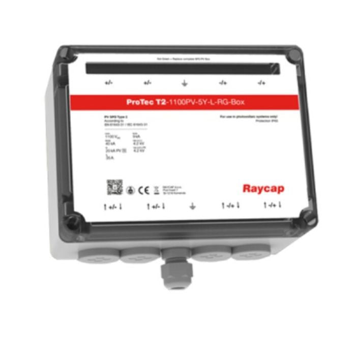 Raycap Überspannungsschutz DC Typ I+II 2 MPPT